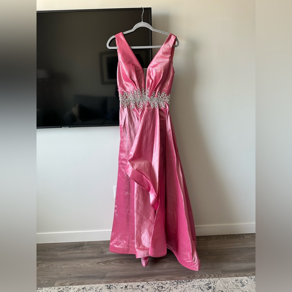 Pink Gown with Sequins